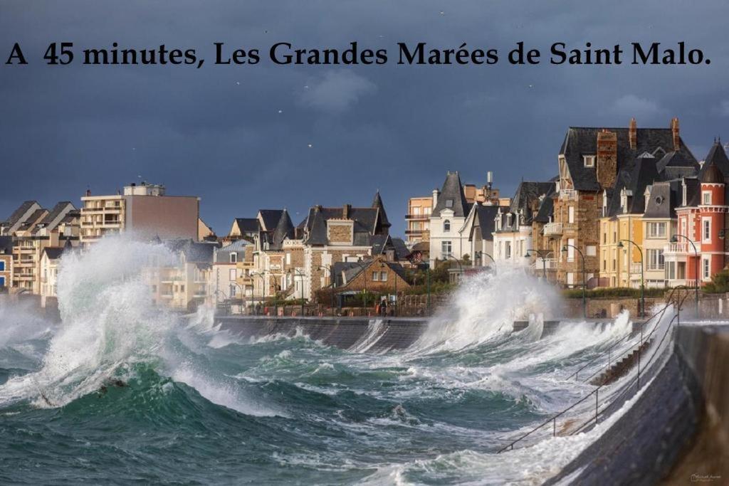 Vue Exceptionnelle Sur Le Mont Saint Michel Villa Huisnes-sur-Mer ภายนอก รูปภาพ